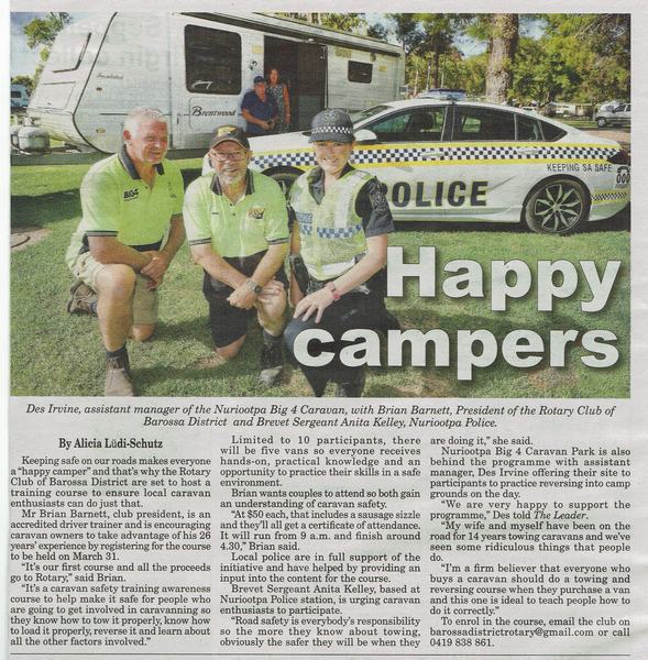 Caravan Driver Awareness welcomed by SAPOL - The Leader